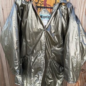 Wippette Green/Gray Rain Jacket